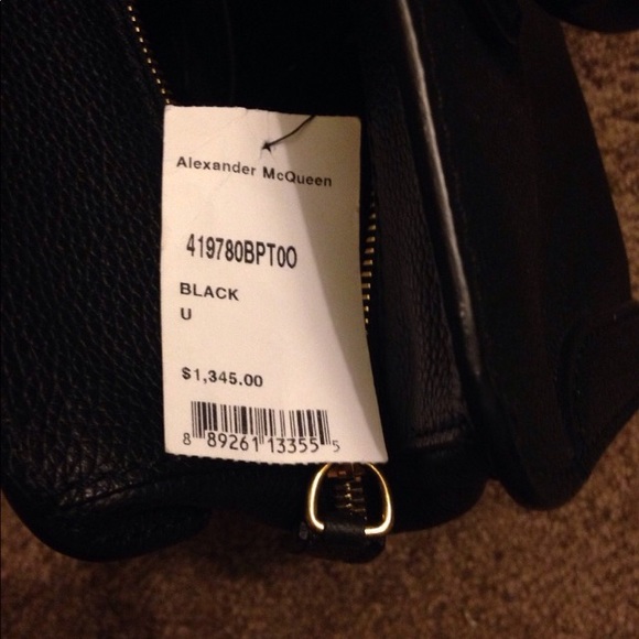 Alexander McQueen small padlock satchel bag - Picture 3 of 4